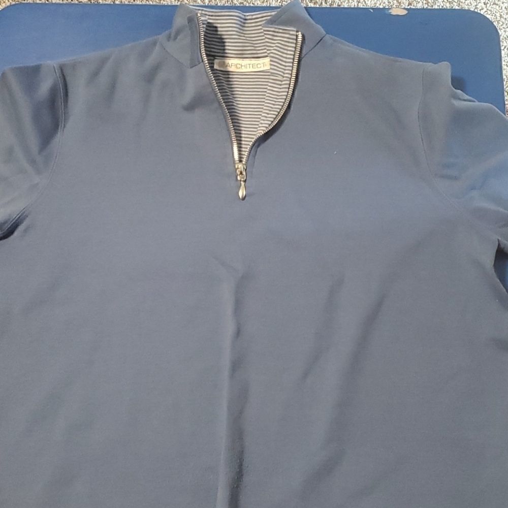 Architect three quarter zip sweater